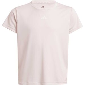 adidas TRAIN ESSENTIALS REGULAR TRAINING T-SHIRT Dívčí tréninkové triko, růžová, velikost
