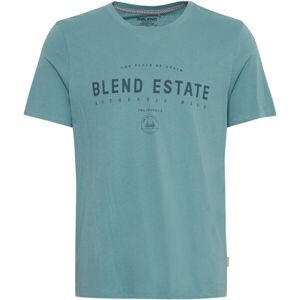 BLEND REGULAR FIT Pánské tričko, světle modrá, velikost