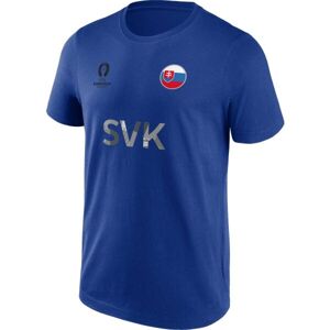 FANATICS UEFA EURO 2024 SLOVAKIA NATION FLAG Pánské triko, modrá, velikost
