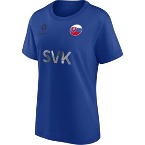 FANATICS UEFA EURO 2024 SLOVAKIA NATION FLAG Dámské triko, modrá, velikost