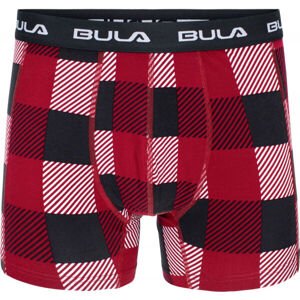 Bula CHRISTMAS BOXER Pánské boxerky, červená, velikost